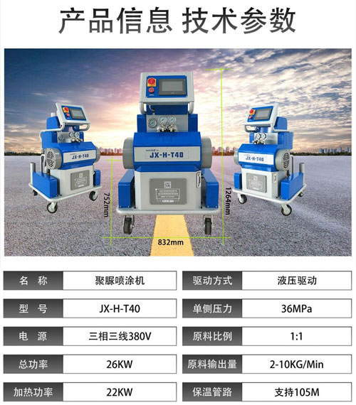 JX-H-T40聚脲喷涂机(图2)